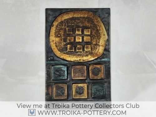 troika pottery calculator plaque