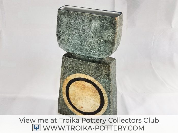 Troika Pottery Double Base Vase